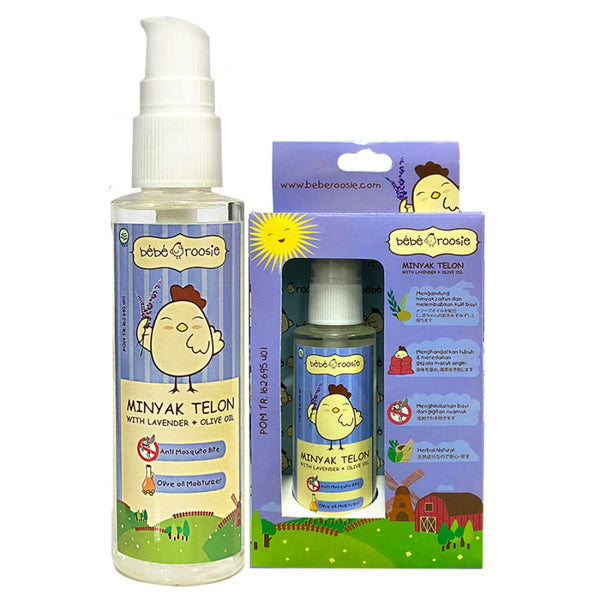 Bebe Roosie Minyak Telon Spray with Lavender + Olive Oil 60ml