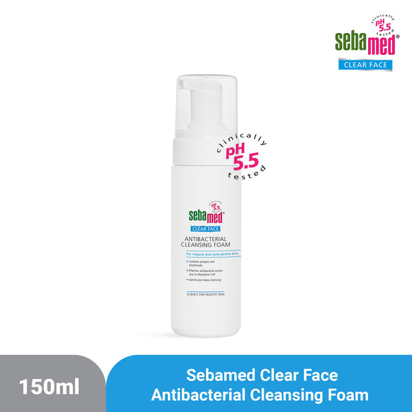 Sebamed Clear Face Antibacterial Cleansing Foam 150ml