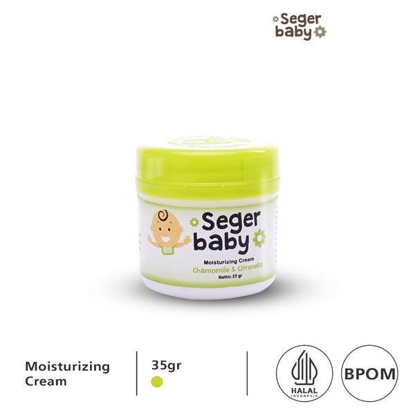 Seger Baby Moisturizing Cream Bayi Halal BPOM 35gr Ekstrak Alami Baby Lotion