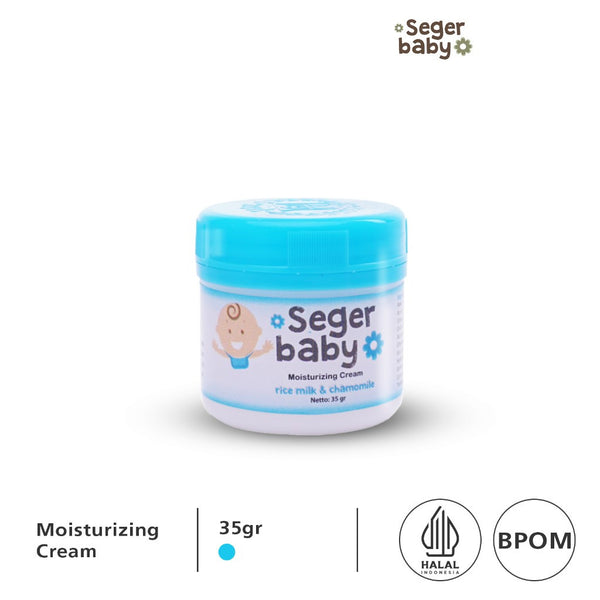 Seger Baby Moisturizing Cream Bayi Halal BPOM 35gr Ekstrak Alami Baby Lotion