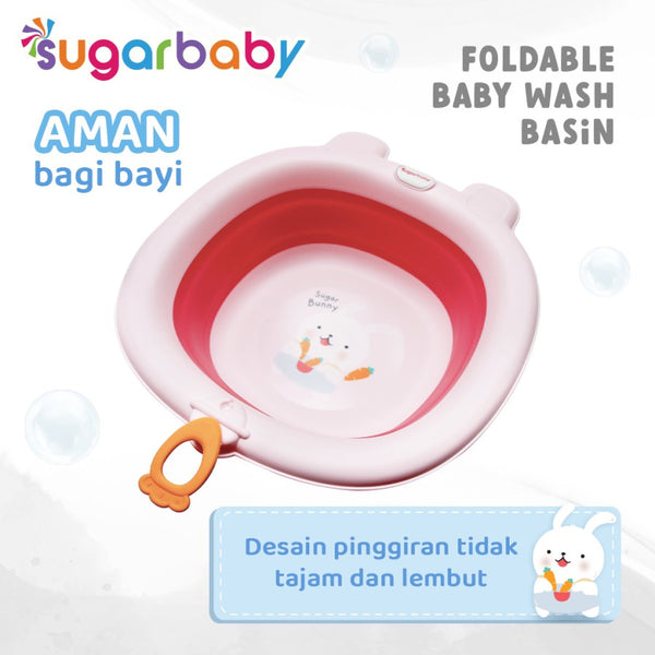 SUGARBABY Foldable Baby Wash Basin/Baskom Lipat Bayi/Ember Lipat