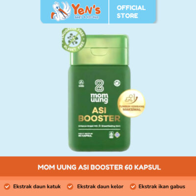 Mom Uung ASI Booster 60 Kapsul - ASI 2,6x Lebih Deras dan Berkualitas - Pelancar ASI - Halal