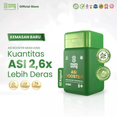 Mom Uung ASI Booster 60 Kapsul - ASI 2,6x Lebih Deras dan Berkualitas - Pelancar ASI - Halal thumbnail 2