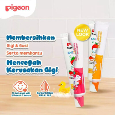 PIGEON Toothpaste - Pasta Gigi Bayi Anak - Odol Bayi Anak Halal thumbnail 1