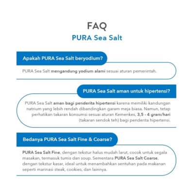 PURA - The Purest Sea Salt 60gr / 300gr Garam Organik - Garam Natural - Garam Laut Murni thumbnail 6