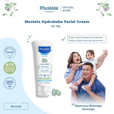 MUSTELA Hydrabebe Facial Cream - Krim Wajah Bayi 40 ml thumbnail 2