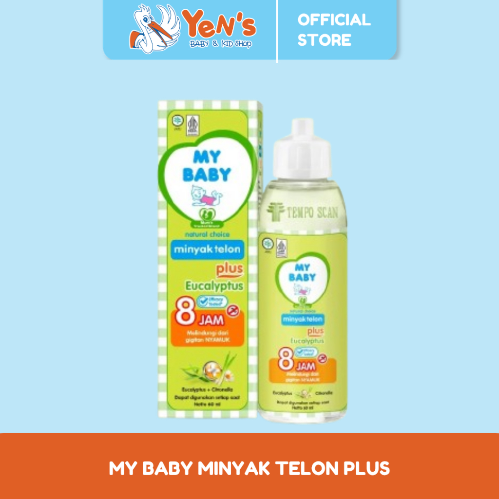 MY BABY Minyak Telon Plus - Minyak telon Bayi Anti Nyamuk 8 Jam