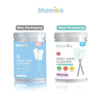 Mamiko Baby Oral Cleaner - Pembersih Mulut Bayi New Born Isi 30 PCS - Aman Digunakan Untuk Bayi 0-3 Tahun thumbnail 3