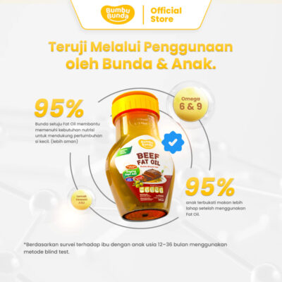 Bumbu Bunda Fat Oil 100ml - Minyak MPASI | Lemak Daging Asli - BB Booster - No MSG thumbnail 7