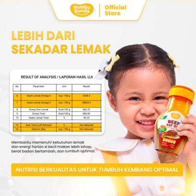 Bumbu Bunda Fat Oil 100ml - Minyak MPASI | Lemak Daging Asli - BB Booster - No MSG thumbnail 9