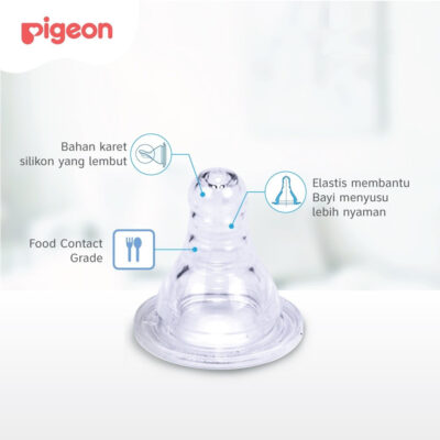 PIGEON Nipple Peristaltic Slim Neck LL / Dot Bayi thumbnail 2