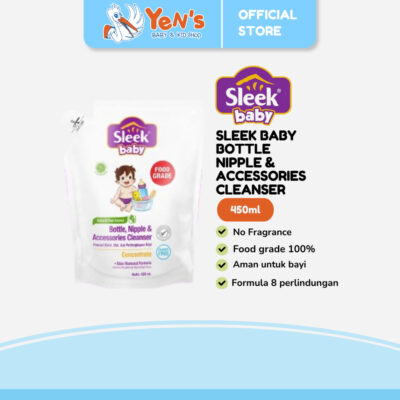 Sleek Baby Bottle Nipple & Accessories Cleanser Refill 450 ml thumbnail 1
