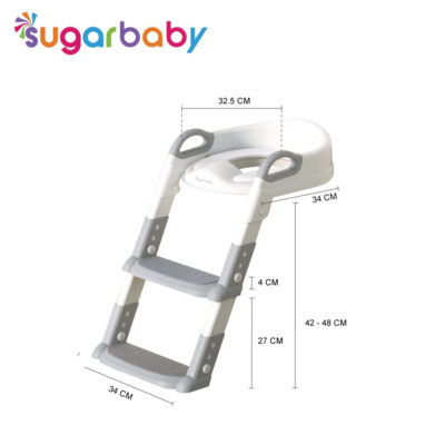 SUGAR BABY Potty Training Seat&Ladder | Toilet Training Anak thumbnail 7