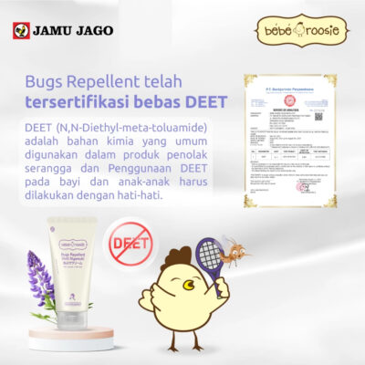 Bebe Roosie Bugs Repellent Cream Anti Nyamuk Aroma Lavender 60gr thumbnail 5