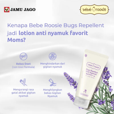 Bebe Roosie Bugs Repellent Cream Anti Nyamuk Aroma Lavender 60gr thumbnail 6