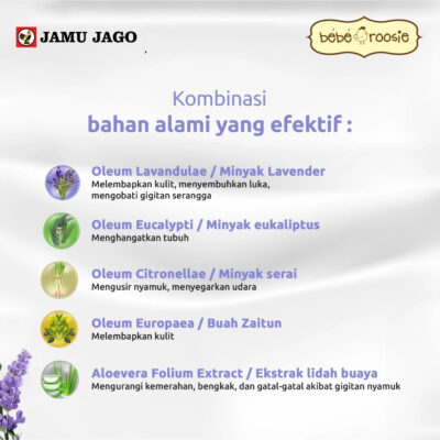 Bebe Roosie Bugs Repellent Cream Anti Nyamuk Aroma Lavender 60gr thumbnail 7