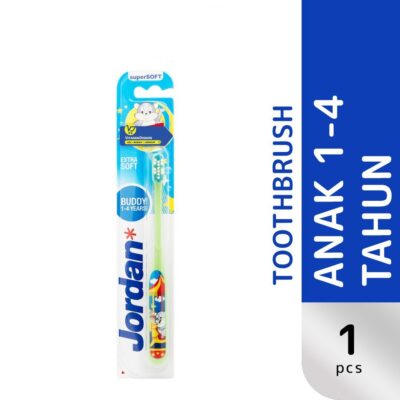 JORDAN Kids Buddy 1-4 Years Super Soft - Sikat Gigi Anak Usia 1-4 Tahun (1 Pcs) thumbnail 2