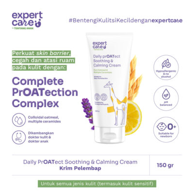 Expert Care Soothing Calming Moisturizer Cream / Lotion Bayi Anak Kulit Sensitif 50g /150g thumbnail 7