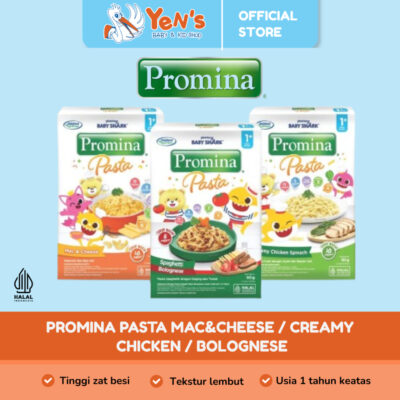 Promina Pasta Mac and Cheese 70g / Pasta Creamy Chicken Spinach 60 g / Pasta Spaghetti Bolognese 60g thumbnail 1