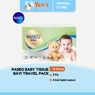 Paseo Baby Pure Soft Facial Tissue 50 sheets thumbnail 1
