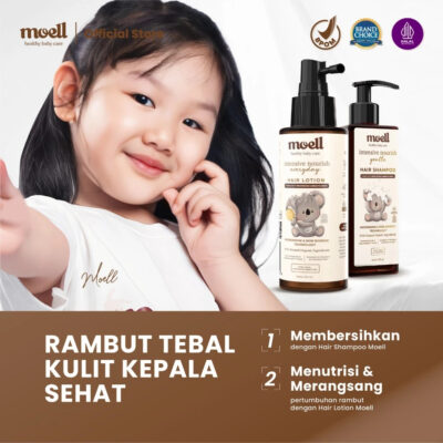 Moell Hair Lotion 100ml Dengan Panax Ginseng, Kemiri, Biotin - Menumbuhkan & Melebatkan dalam 7 Hari thumbnail 5