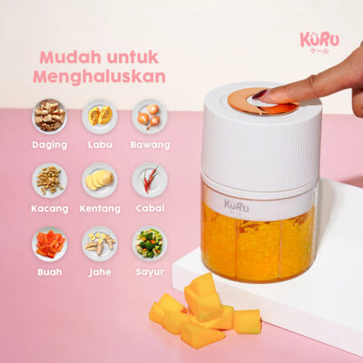 KURU FC2001 Electric Baby Food Chopper /  Blender Makanan Bayi Mpasi / Food Grade Material thumbnail 8