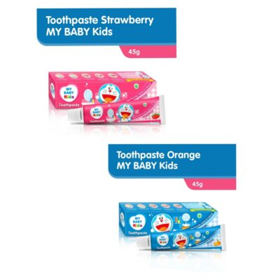 My Baby Kids Toothpaste 45 g - Pasta Gigi Anak Rasa Stroberi / Jeruk