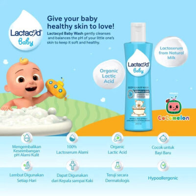 Lactacyd Baby Gentle Care 2in1 Body Wash and Hair Shampoo 60mL thumbnail 3