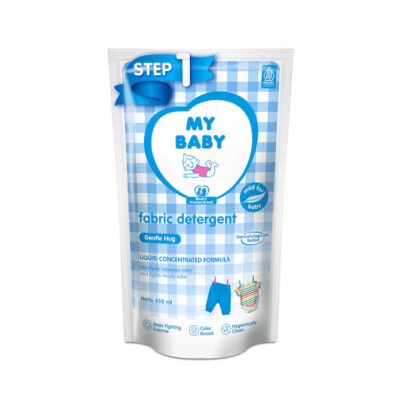 MY BABY Liquid Detergent Gentle Hug Refill 450 ml (1 Pcs) - Deterjen Pakaian Anti Bakteri thumbnail 2