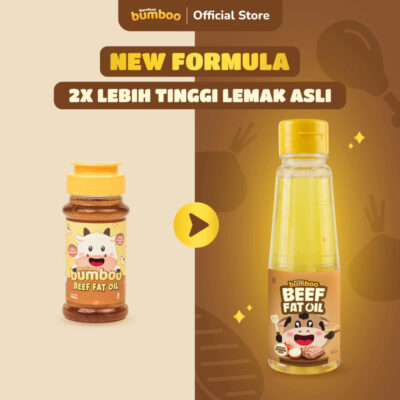 Bumboo Premium FAT Oil 110ml - Beef & Chicken Lemak Hewani Asli | EVOO with Canola - BB Booster thumbnail 2