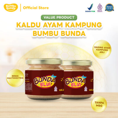 Bumbu Bunda Elia Kaldu MPASI 50gr Non MSG - Bumbu MPASI | Kaldu Asli thumbnail 4