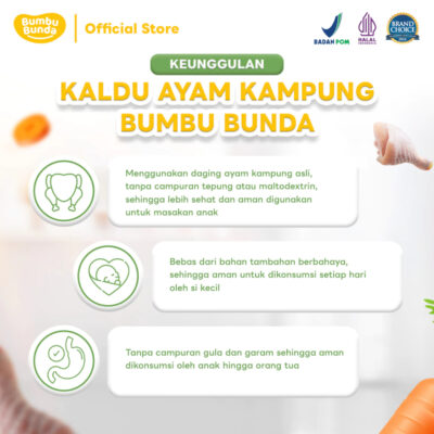 Bumbu Bunda Elia Kaldu MPASI 50gr Non MSG - Bumbu MPASI | Kaldu Asli thumbnail 7