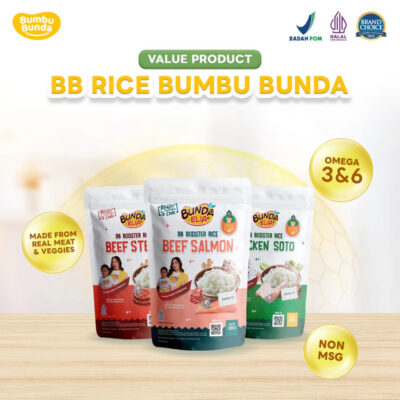 Bumbu Bunda Elia BB Rice 200gr - Beras MPASI Double Protein | Makanan Bayi No MSG - BB Booster thumbnail 2