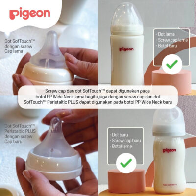 PIGEON SOFTOUCH PLUS NIPPLE 1 PCS BOX - SS / S / M / L / LL / LLL thumbnail 4
