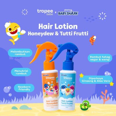 Tropee Bebe x Pinkfong - Lotion Rambut Hair Lotion 100ml - Perawatan Rambut Bayi dan Anak thumbnail 2