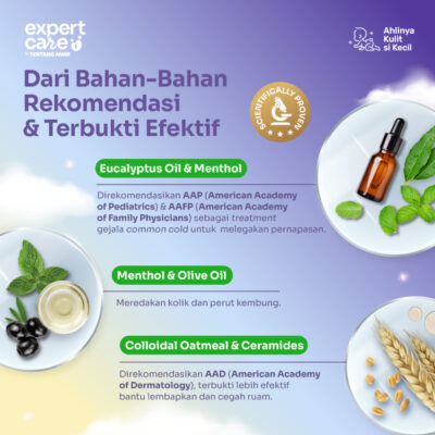 Expert Care Calming Rub Cream 50G / Aroma Telon & Lavender / Kuatkan Imun Legakan Napas Redakan Kembung thumbnail 3