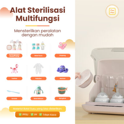 Emily UV Sterillizer & Dryer 6L 60W Low Watt / Sterillizer Baby / Sterillizer Botol Bayi thumbnail 2