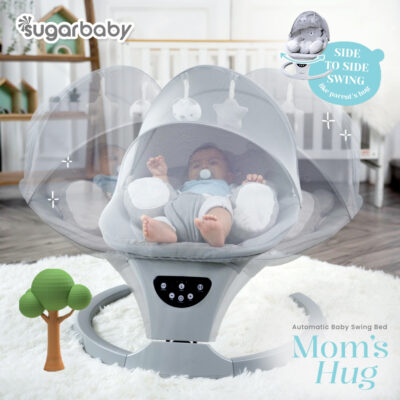 Sugar Baby - Moms Hug Automatic Baby Swing Bed/ Ayunan Bayi/ Bouncer Bayi thumbnail 2