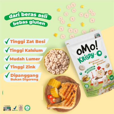 OMO! Krispy O15g Chicken Corn / Apple strawberry / Blueberry / Chocolate Milk thumbnail 2