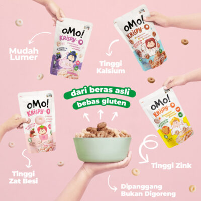 OMO! Krispy O15g Chicken Corn / Apple strawberry / Blueberry / Chocolate Milk thumbnail 4