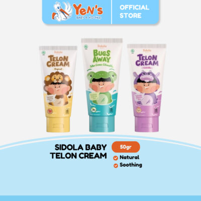 Sidola Baby Telon Cream 50gr Original / Lavender / Bugs Away (Citronella )