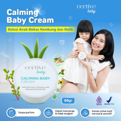 Certive Calming Baby Cream 50gr - Krim Penghangat dan Pereda Kolik pada Bayi dan Anak- Skincare bayi thumbnail 2