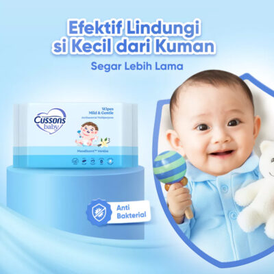 Cussons Baby Wipes - Tisu Basah Bayi 45's X3 thumbnail 5