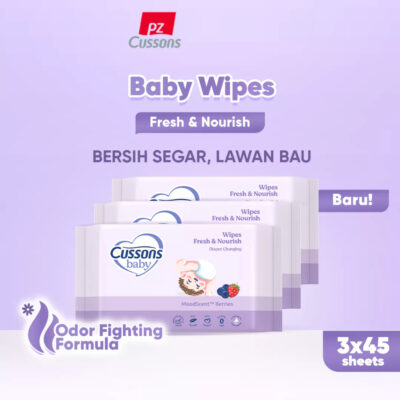 Cussons Baby Wipes - Tisu Basah Bayi 45's X3 thumbnail 7