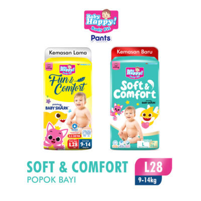 Baby Happy Pants - Popok Celana Pinkfong Baby Shark M 32 , L28 thumbnail 2