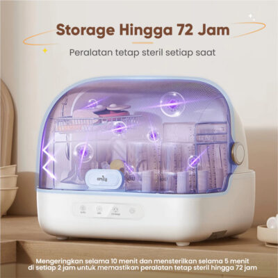Emily UV Sterillizer & Dryer 16L 180W Sterillizer Baby / Sterillizer & Pengering Botol Bayi thumbnail 7