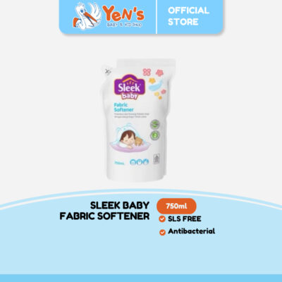SLEEK Baby Fabric Softener / Pelembut Pewangi Pakaian Bayi 750ml