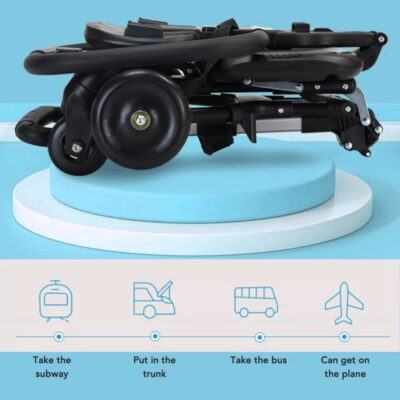 Sakumini Stroller Portable Foldable - Kereta Dorong Lipat - Stroler Anak Bayi Travelling thumbnail 5