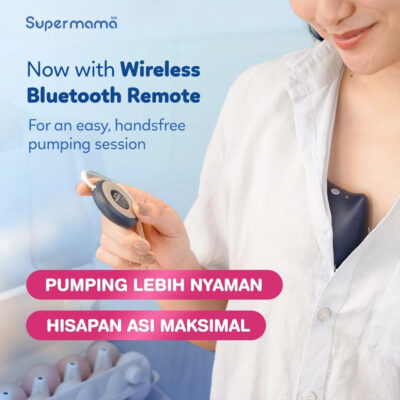 Supermama Lab Pompa Asi Elektrik Handsfree with Remote [Tanpa Kabel] | Portable & Wearable thumbnail 3
