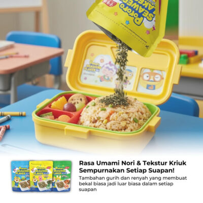 Pororo Seaweed Twin Roll / Seaweed Flakes / Seaweed Tempura - Snack Rumput Laut Halal thumbnail 5